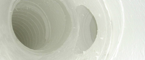 DuctArmor-coated duct interior